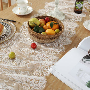Floral Lace Table Runner
