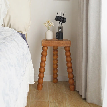 Heather Wood Stool