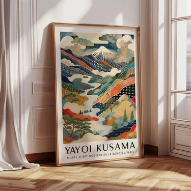 Yayoi Kusama Mount Fuji Canvas Wall Art