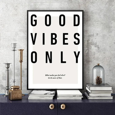 Good Vibes Only Wall Art