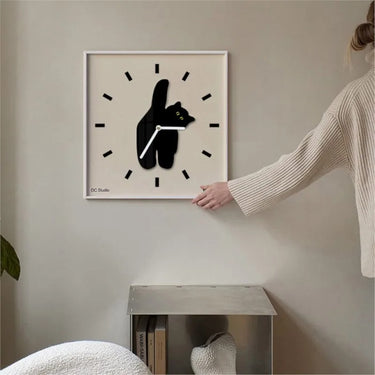 Yael Cat Wall Clock