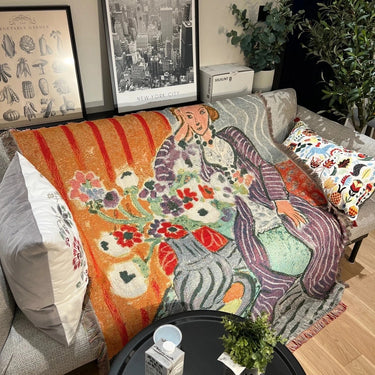 Henri Matisse-inspired Throw Blanket Collection