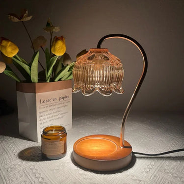 Ivey Glass Candle Warmer Lamp