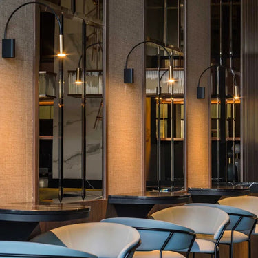 Freyja Gold Arch Wall Lamp