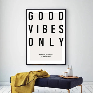 Good Vibes Only Wall Art