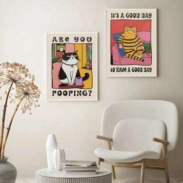 Cat Chef Canvas Poster