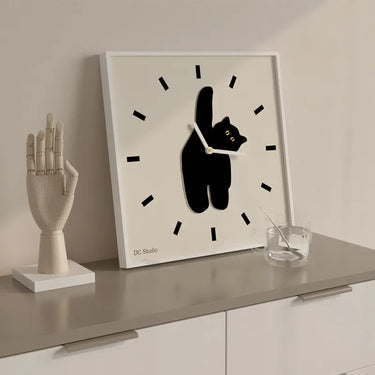Yael Cat Wall Clock