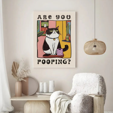 Cat Chef Canvas Poster