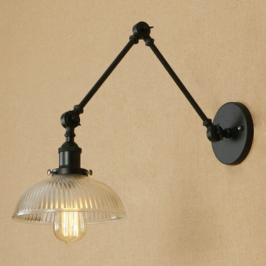 Mckinley Glass Adjustable Wall Lamp
