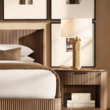 Jeane Cave Stone Table Lamp