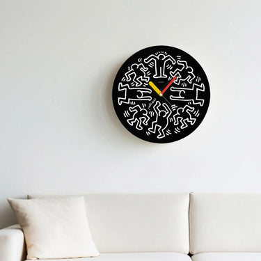 Keith Haring Wall Clock