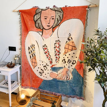 Henri Matisse-inspired Throw Blanket Collection