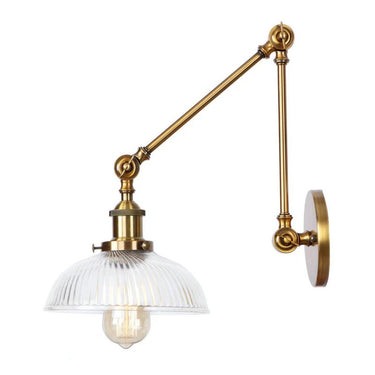 Mckinley Glass Adjustable Wall Lamp