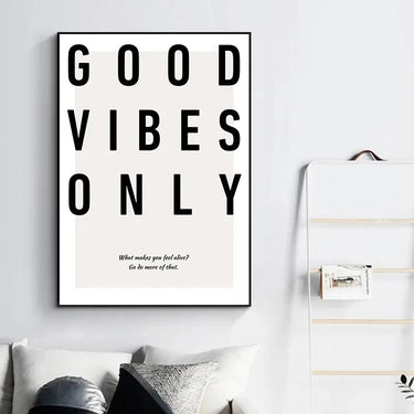 Good Vibes Only Wall Art