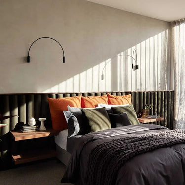 Freyja Gold Arch Wall Lamp