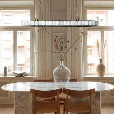 Capri Ovalo Marble Chandelier