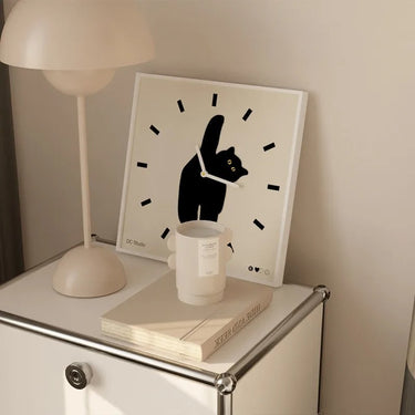 Yael Cat Wall Clock