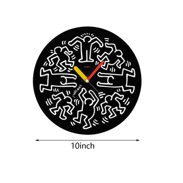 Keith Haring Wall Clock