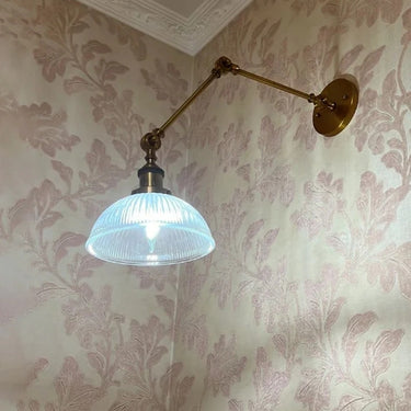 Mckinley Glass Adjustable Wall Lamp