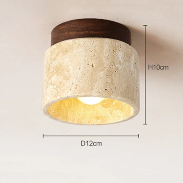 Emmie Travertine Surface Mounted Downlight