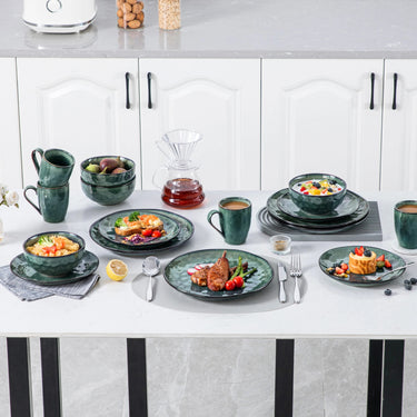 Deshna Starry Green Dinnerware Set