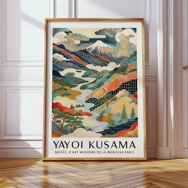 Yayoi Kusama Mount Fuji Canvas Wall Art