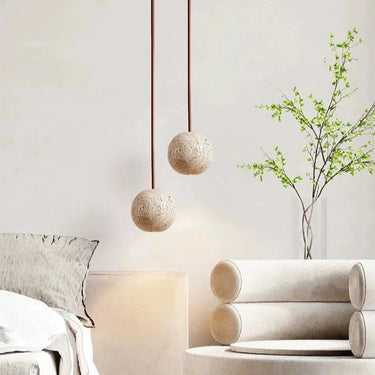 Zeb Travertine Pendant Lamp