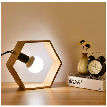 Træ Table Lamp