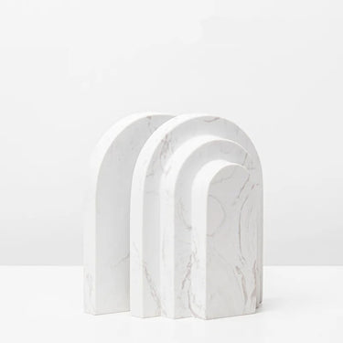 Emil Travertine Bookends