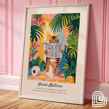 Matisse Black Cat Poster